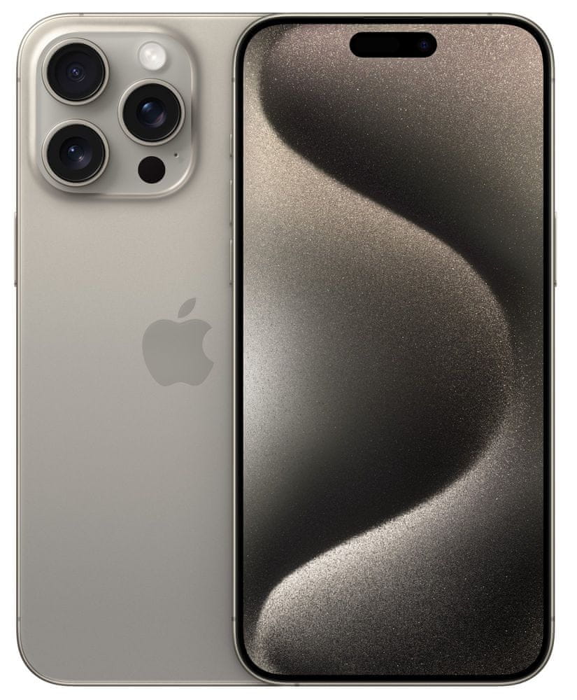 Apple iPhone 15 Pro Max, 512GB, Natural Titanium (MU7E3SX/A)